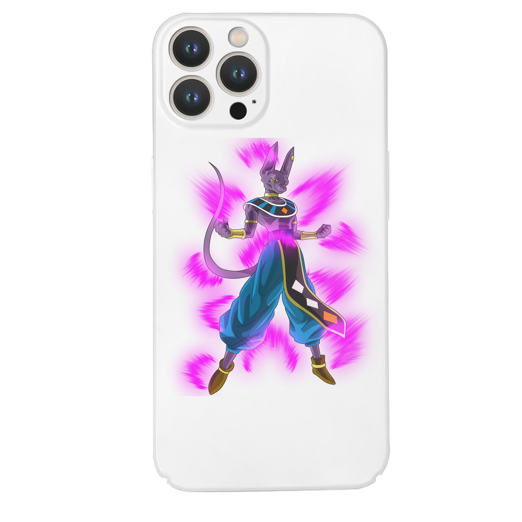 （画像用） ドラゴンボール ビルス 破壊神ビルス DRAGON BALL Beerus Birusu 【iPhone 14シリーズ対応】ハードケース
